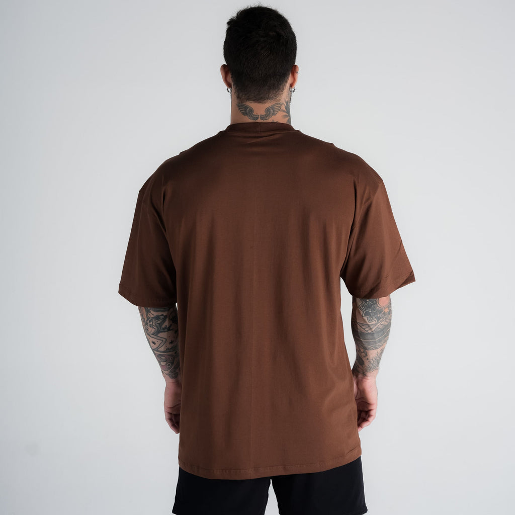 Camiseta Oversized Mark Marrom Mith