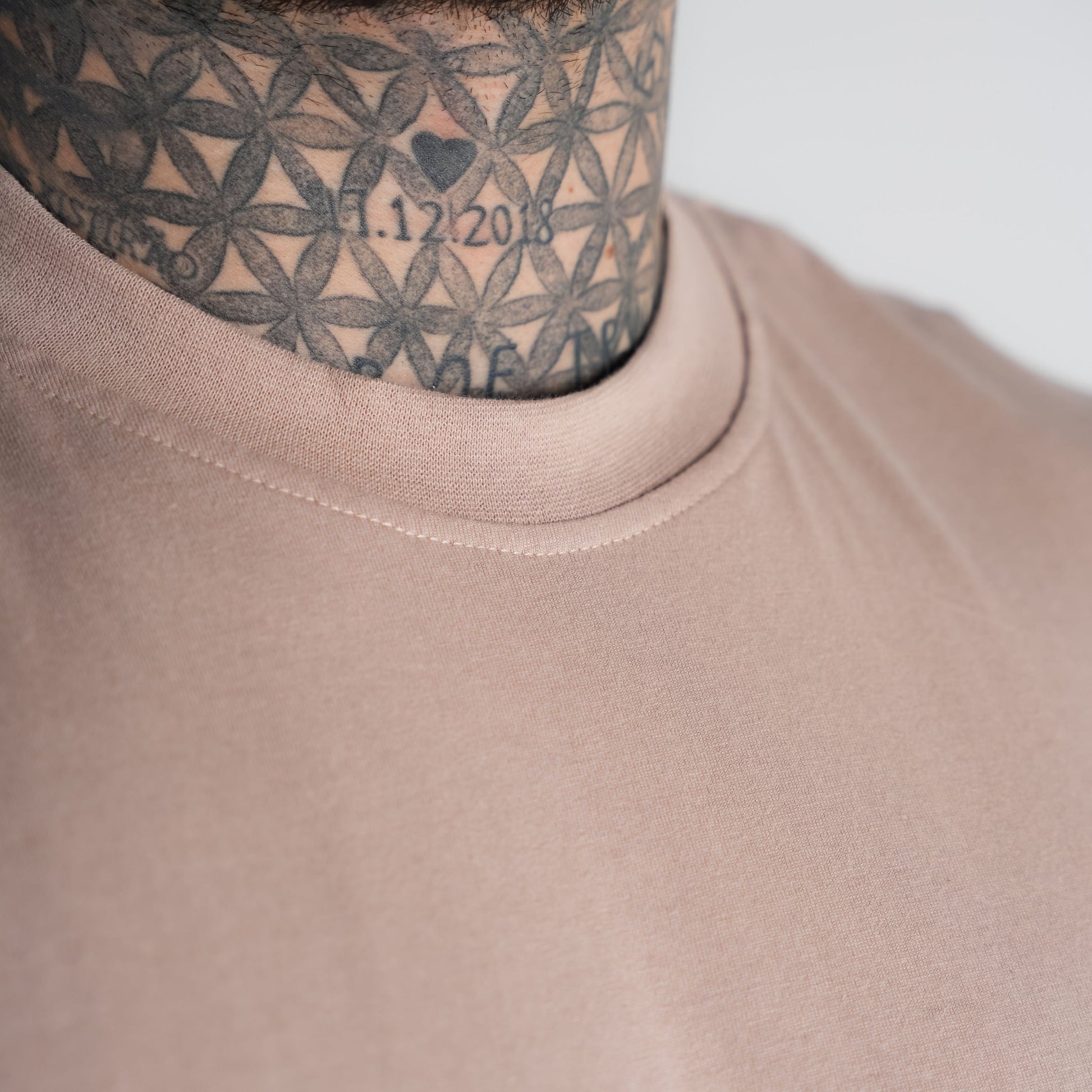 Camiseta Oversized Mark Bege Mith
