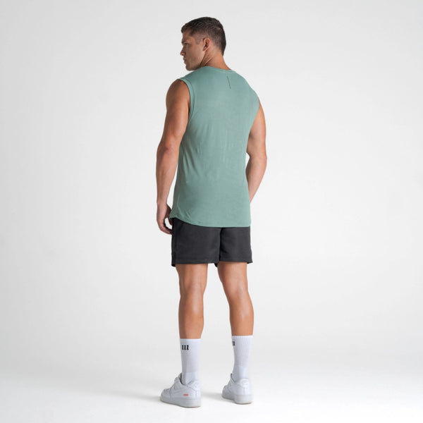 Regata Drop Shoulder Slevelles Jacquard Mith Nation Verde