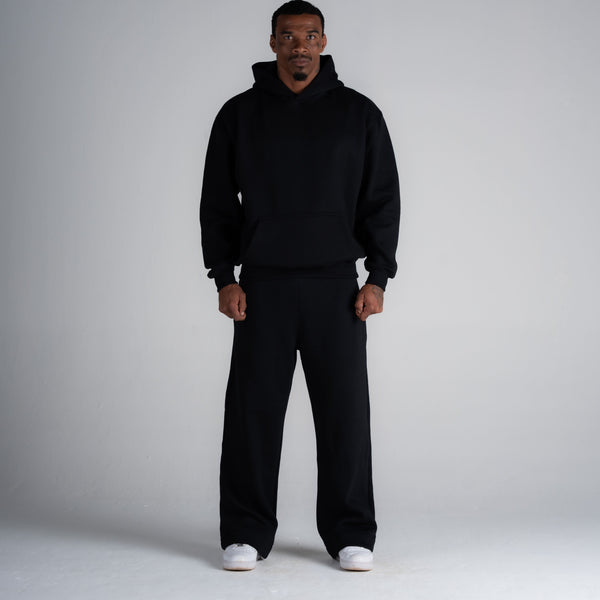 Blusa de Moletom Oversized Cloud Preto