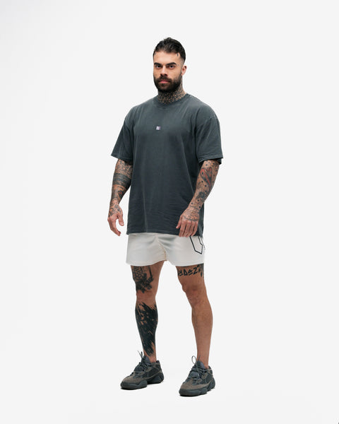 Camiseta Oversized Estonada Mith Nation Chumbo