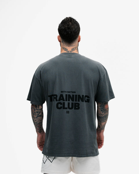 Camiseta Oversized Estonada Mith Nation Chumbo