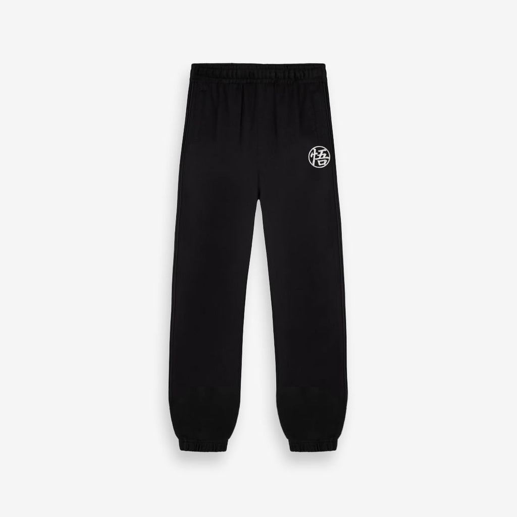 Calça De Moletom Oversized Dragon Ball Z Kanji Preto