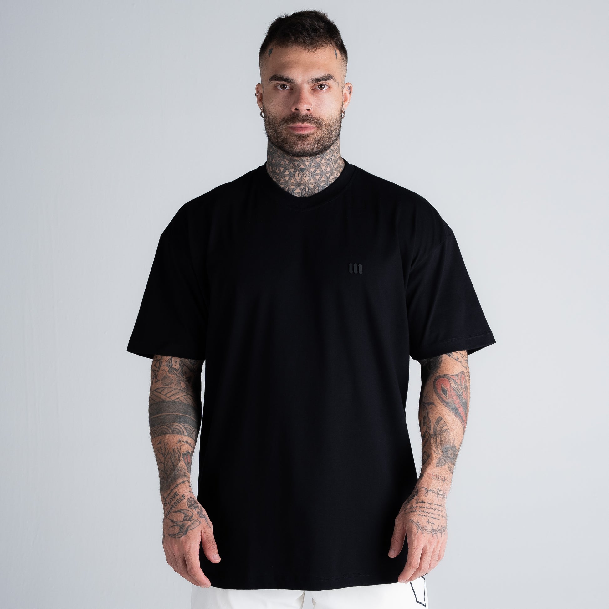 Camiseta Oversized Mith Nation Soft Logo Preto