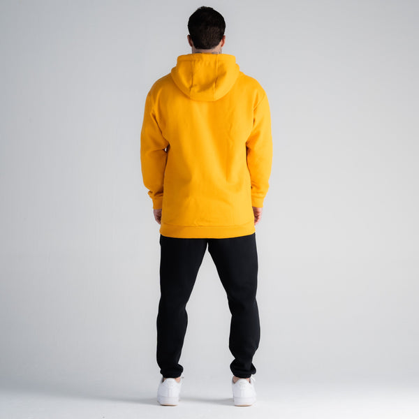 Blusa Moletom Oversized com Capuz Mith Nation Amarelo