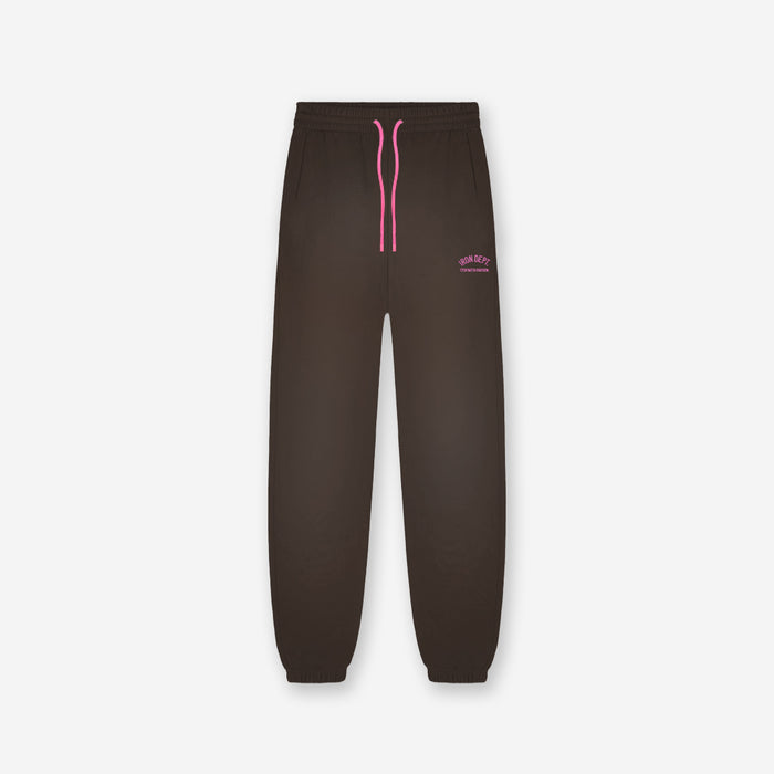 Calça De Moletom Estonada Iron Dept. Marrom