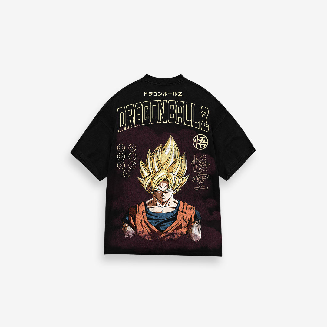 Camiseta Oversized Mith Dragon Ball Z Special Goku Super Sayajin