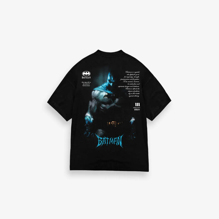 Camiseta <strong>Oversized Treino </strong>Mith X Batman Aesthetic Forever Preto