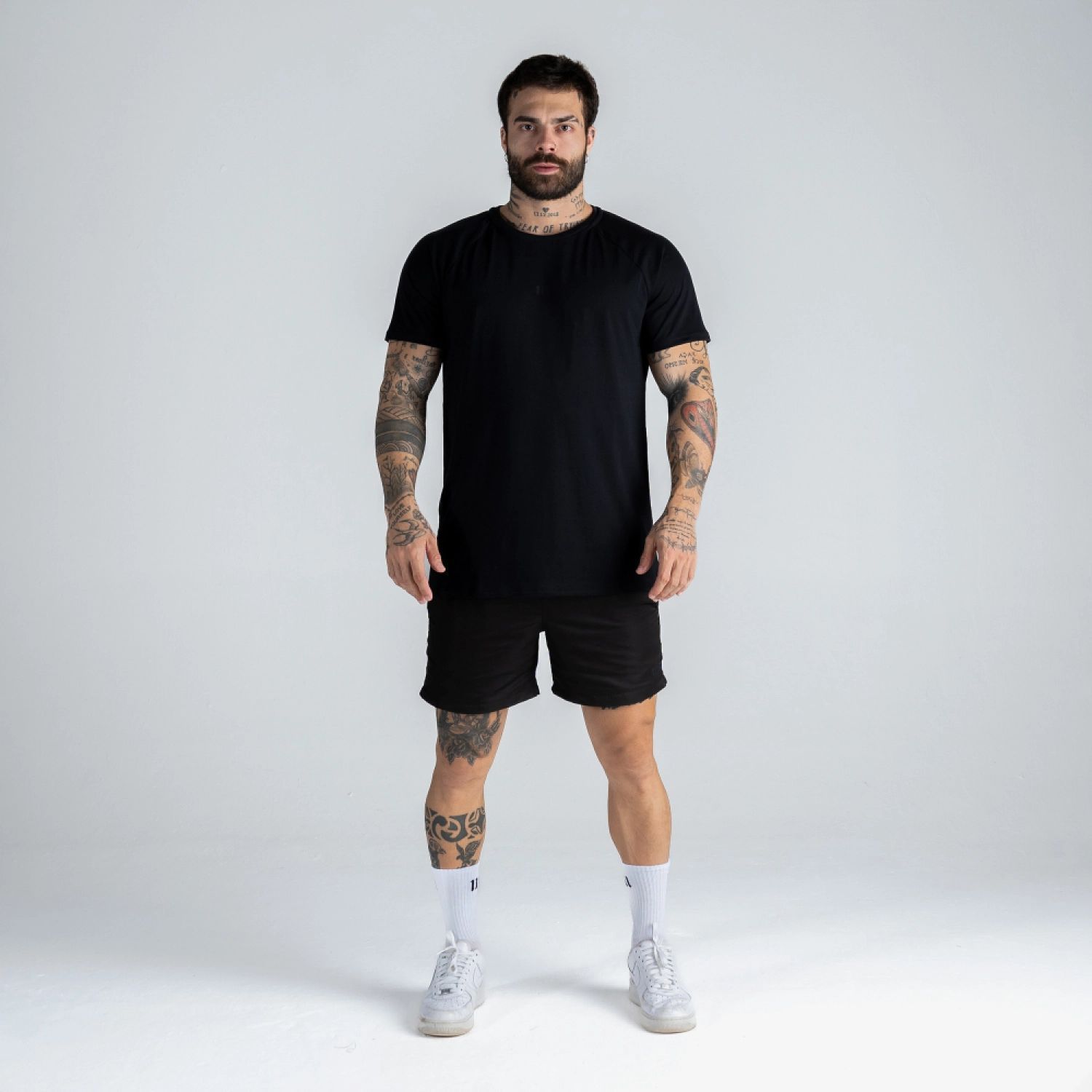 Camiseta Raglan Mith Nation Peruvian Preto