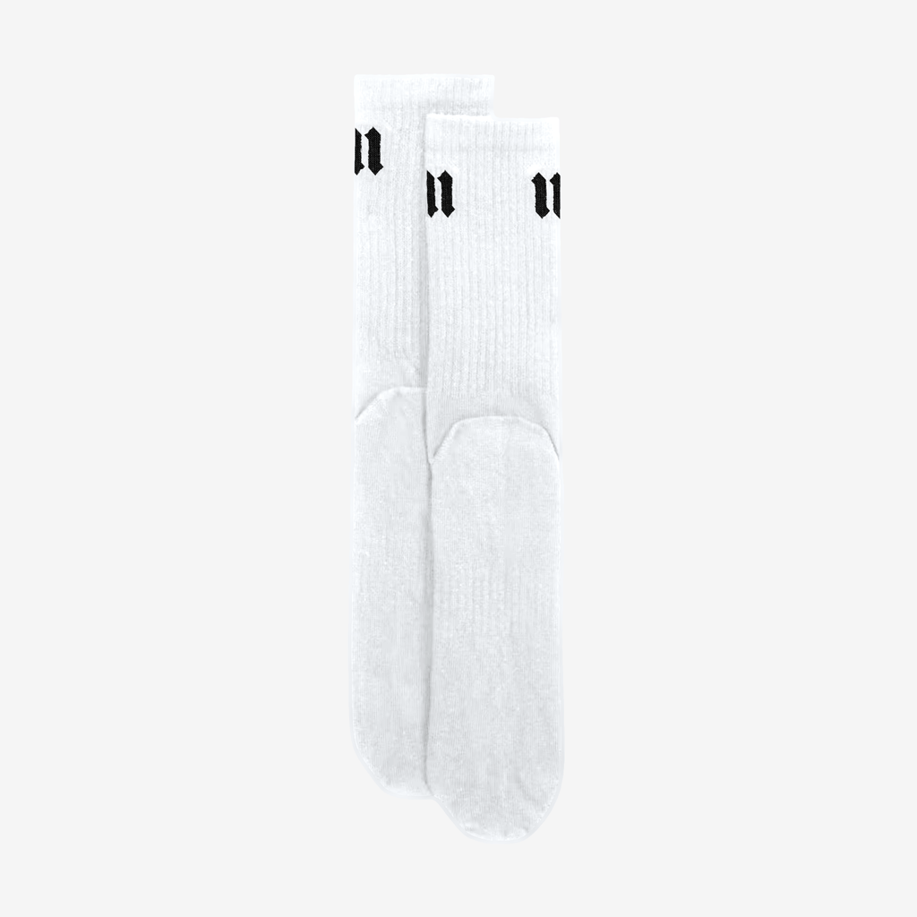 Meia Cano Alto Essential Mith Branca