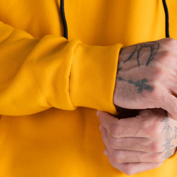 Blusa Moletom Oversized com Capuz Mith Nation Amarelo