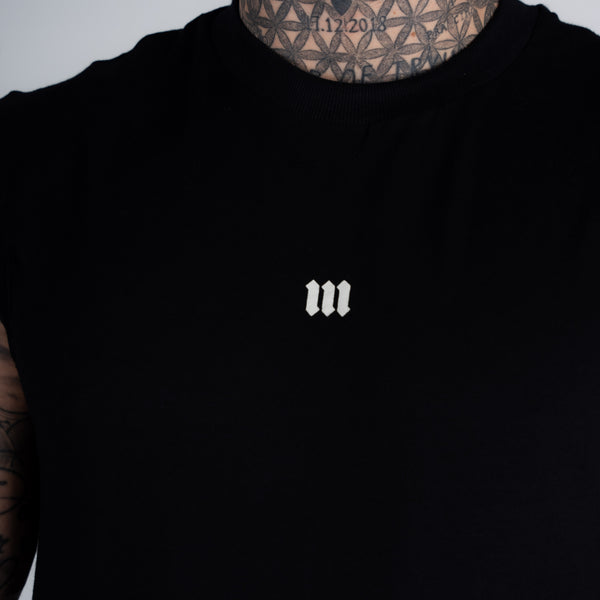 Regata Drop Shoulder Slevelles Mith Nation Training Club Preto