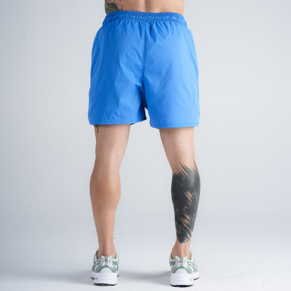 Shorts Curto Tactel Comam Frutas Azul