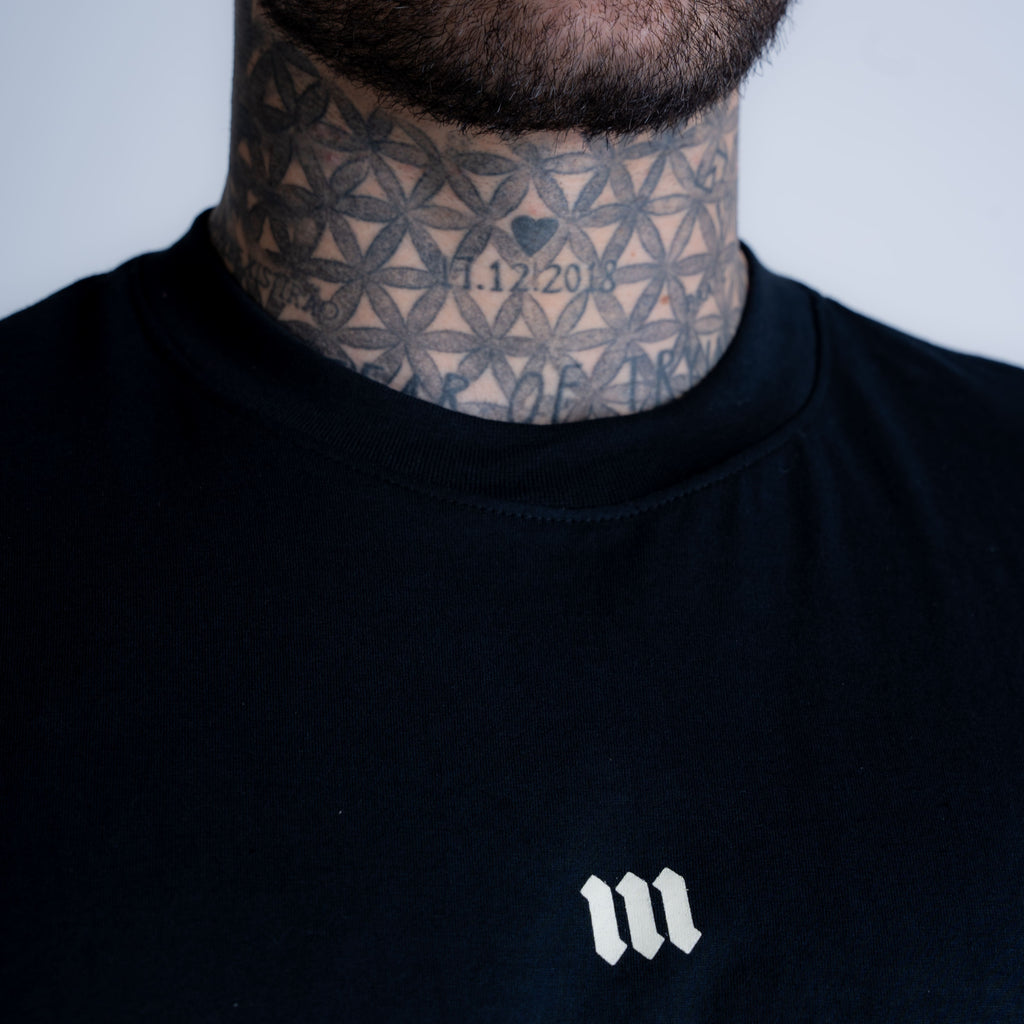 Camiseta Oversized Mith Nation Scribble Preto