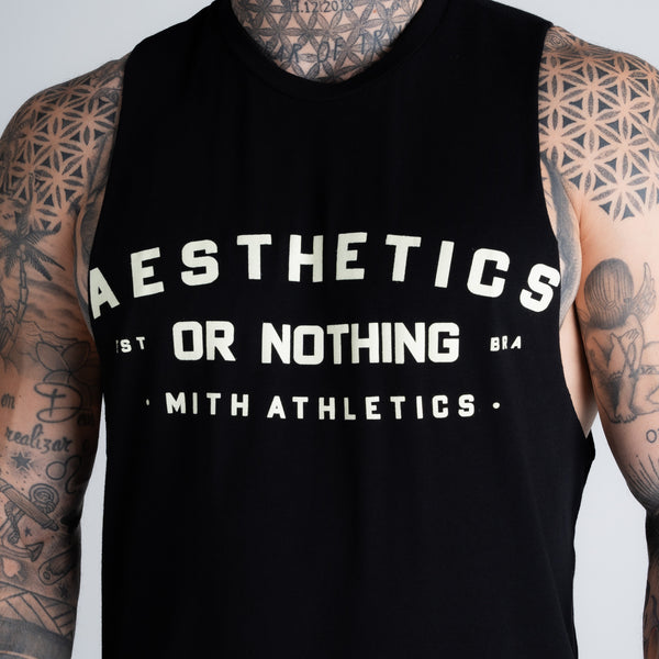 Regata Cut Off Mith Nation Aesthetics or Nothing Preto