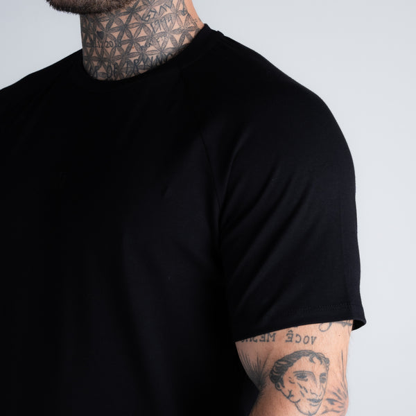 Camiseta Raglan Mith Nation Preto