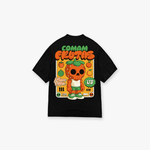 Camiseta Oversized Comam Frutas Toyart Preto