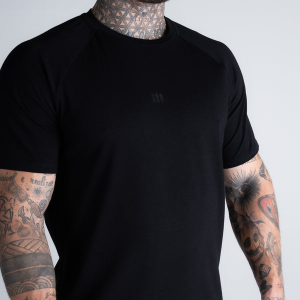 Camiseta Raglan Mith Nation Preto