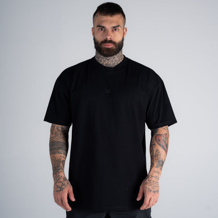 Camiseta Oversized Mith Nation Risc Preto