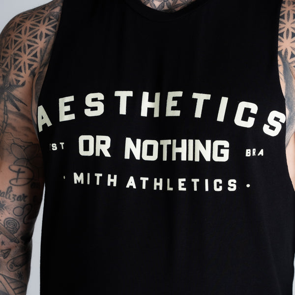 Regata Cut Off Mith Nation Aesthetics or Nothing Preto