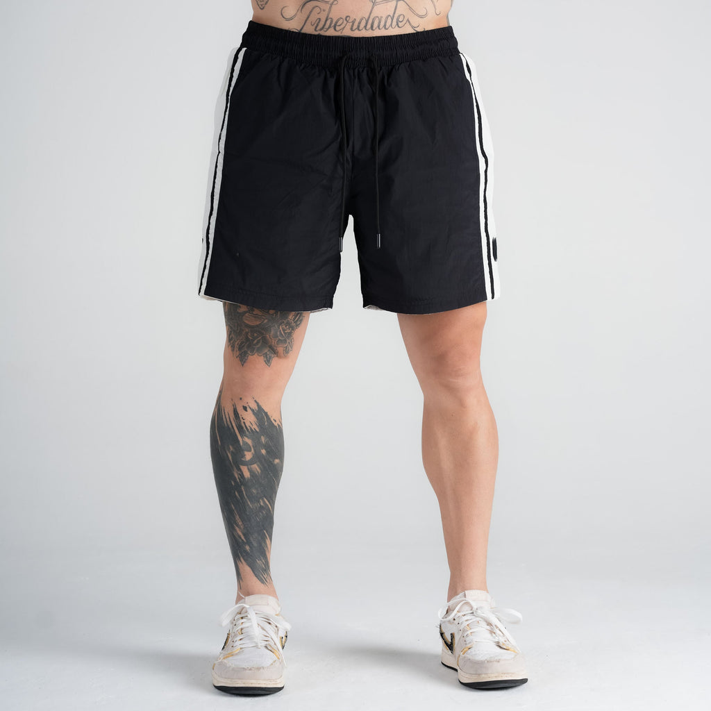 Shorts de Tactel Forrad Mith Nation Preto