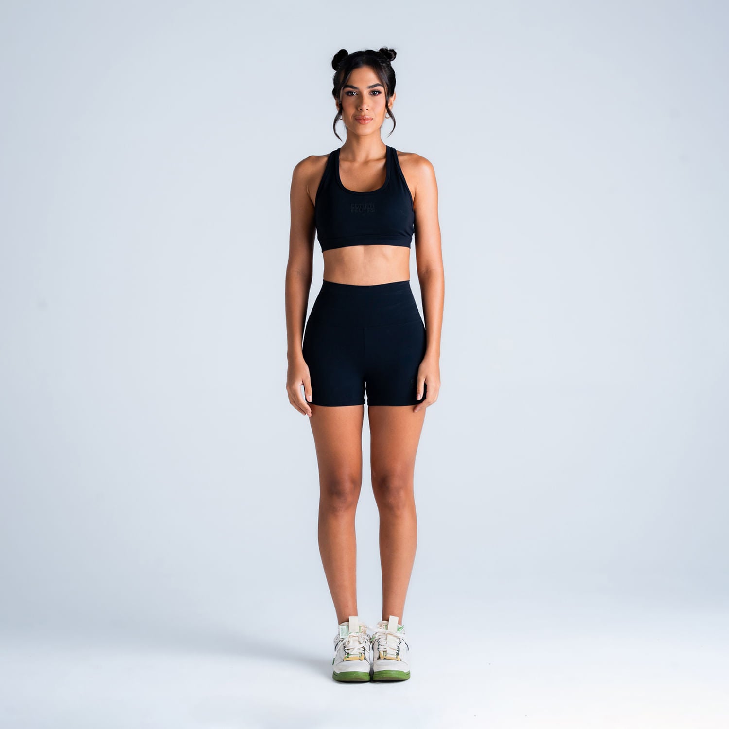 Top Feminino Comam Frutas Logo Preto