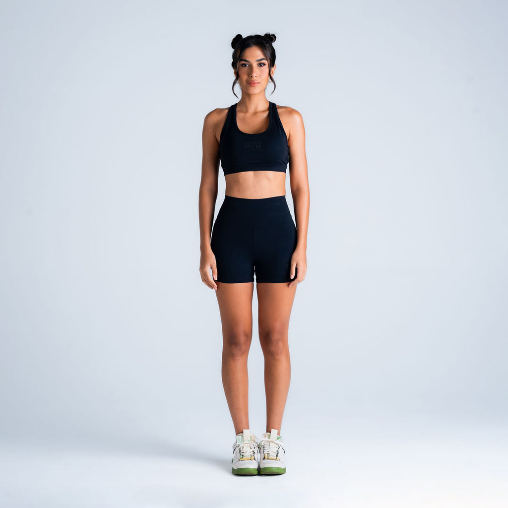 Top Feminino Comam Frutas Logo Preto