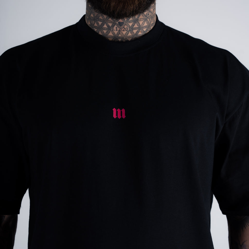 Camiseta Oversized Mith Nation Graphic Preto