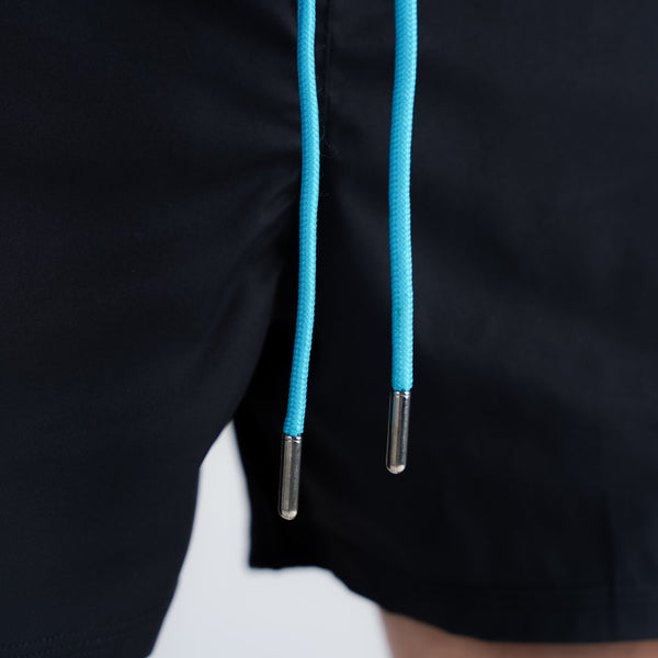 Shorts Curto Tactel Comam Frutas Preto