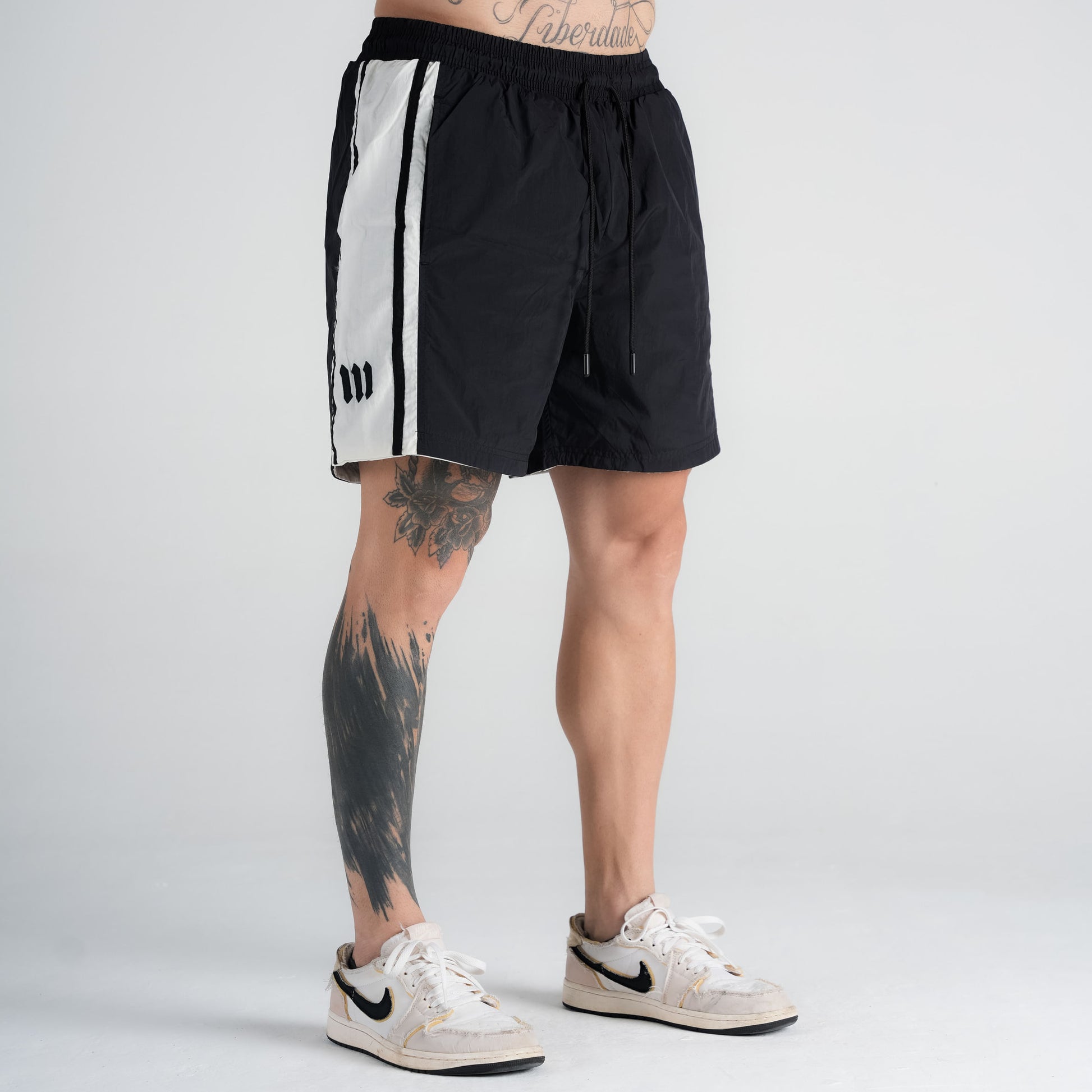 Shorts de Tactel Forrad Mith Nation Preto
