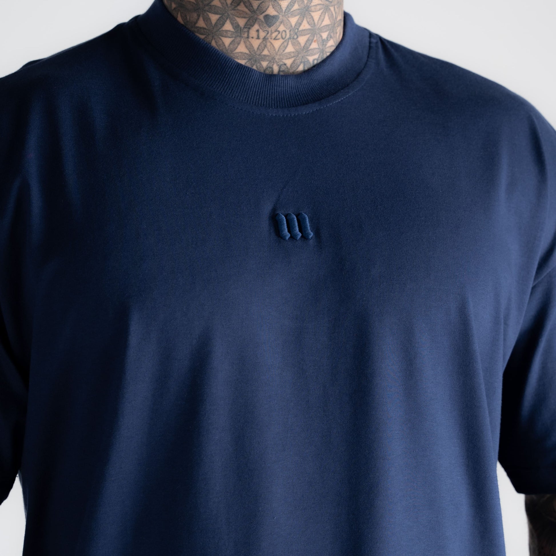 Camiseta Oversized Mith Nation Adornment Marinho