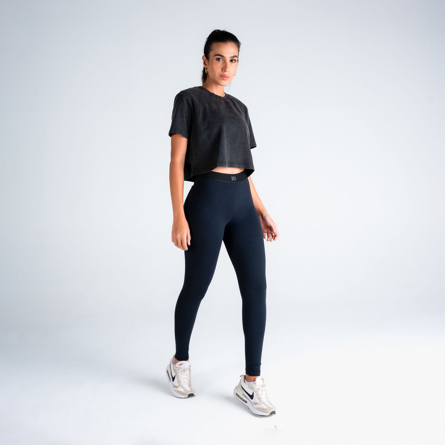 Calça Legging Feminina Cós Alto Mith Nation Preto