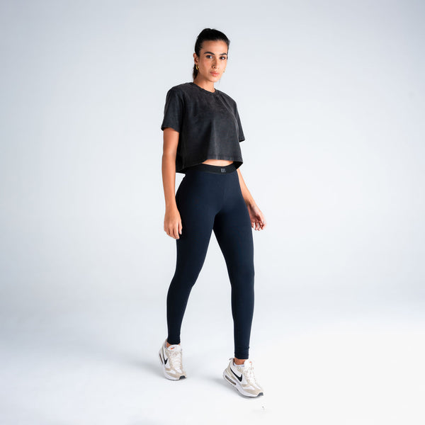 Calça Legging Feminina Cós Alto Mith Nation Preto