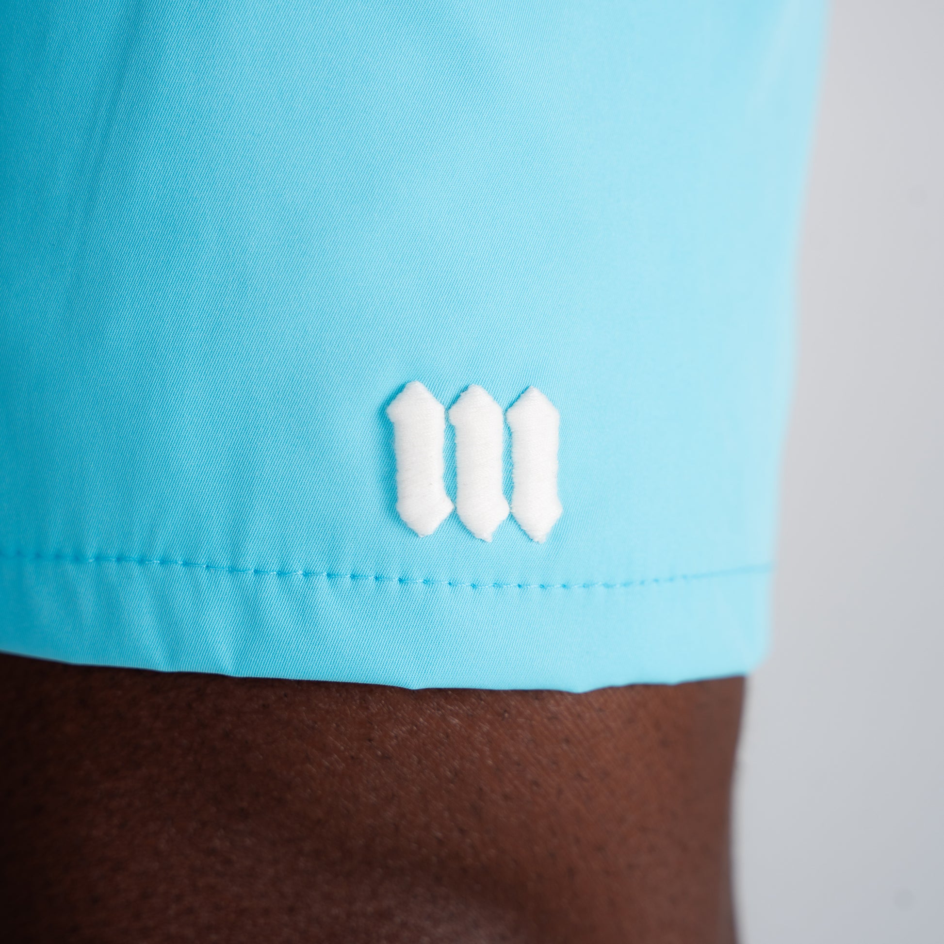 Shorts de Tactel Mith Nation Light Blue