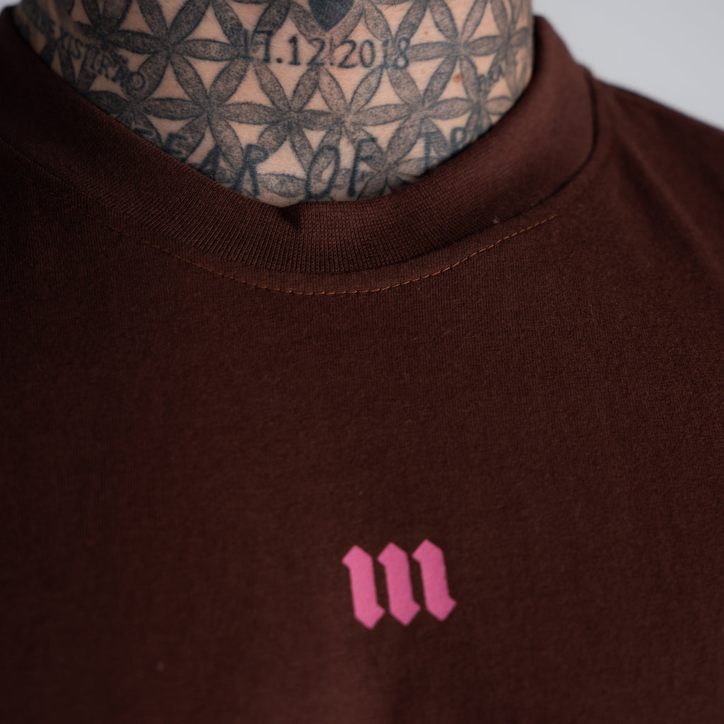 Camiseta Oversized Mith Nation Comb Marrom