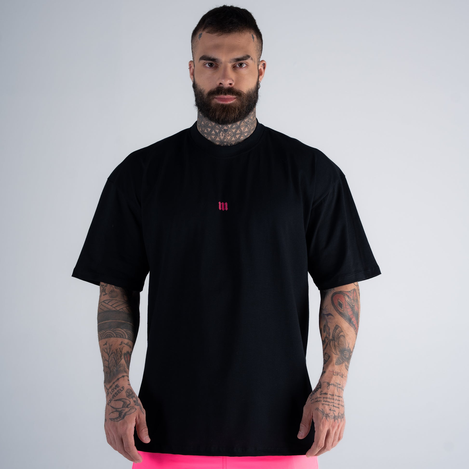 Camiseta Oversized Mith Nation Graphic Preto