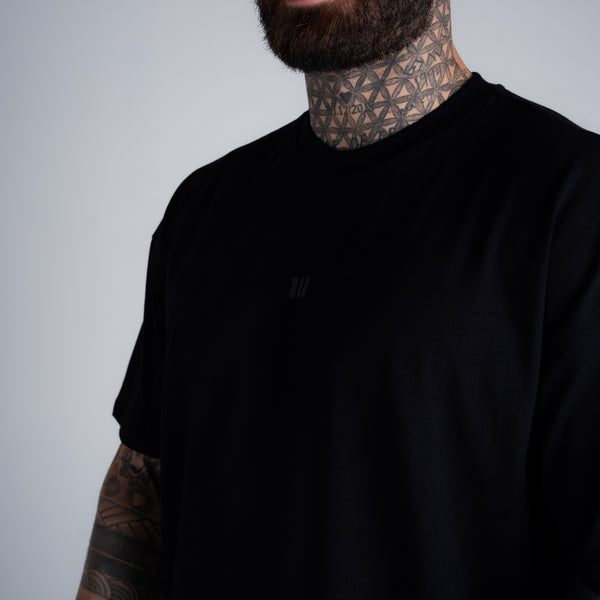 Camiseta Oversized Mith Nation Essentials Preto