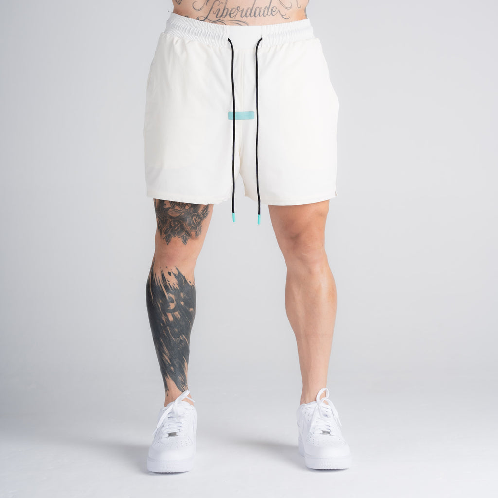 Shorts de Moletom Mith Aesthetics Off White