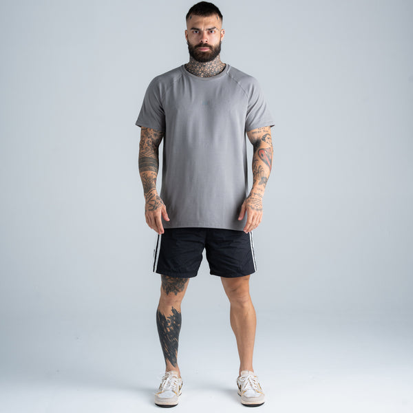 Camiseta Raglan Mith Nation Super Sport Chumbo