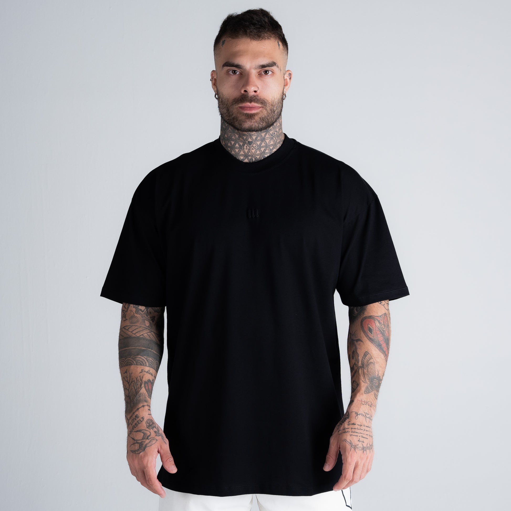 Camiseta Oversized Mith Nation Relief Preto