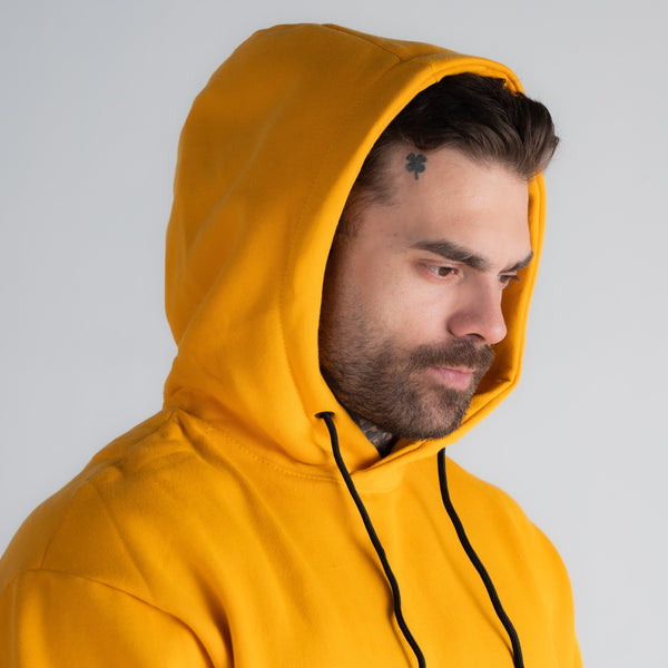 Blusa Moletom Oversized com Capuz Mith Nation Amarelo