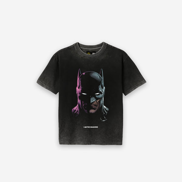 Camiseta <strong>Oversized Estonada Premium </strong>Mith X Batman I Am The Shadows Preto