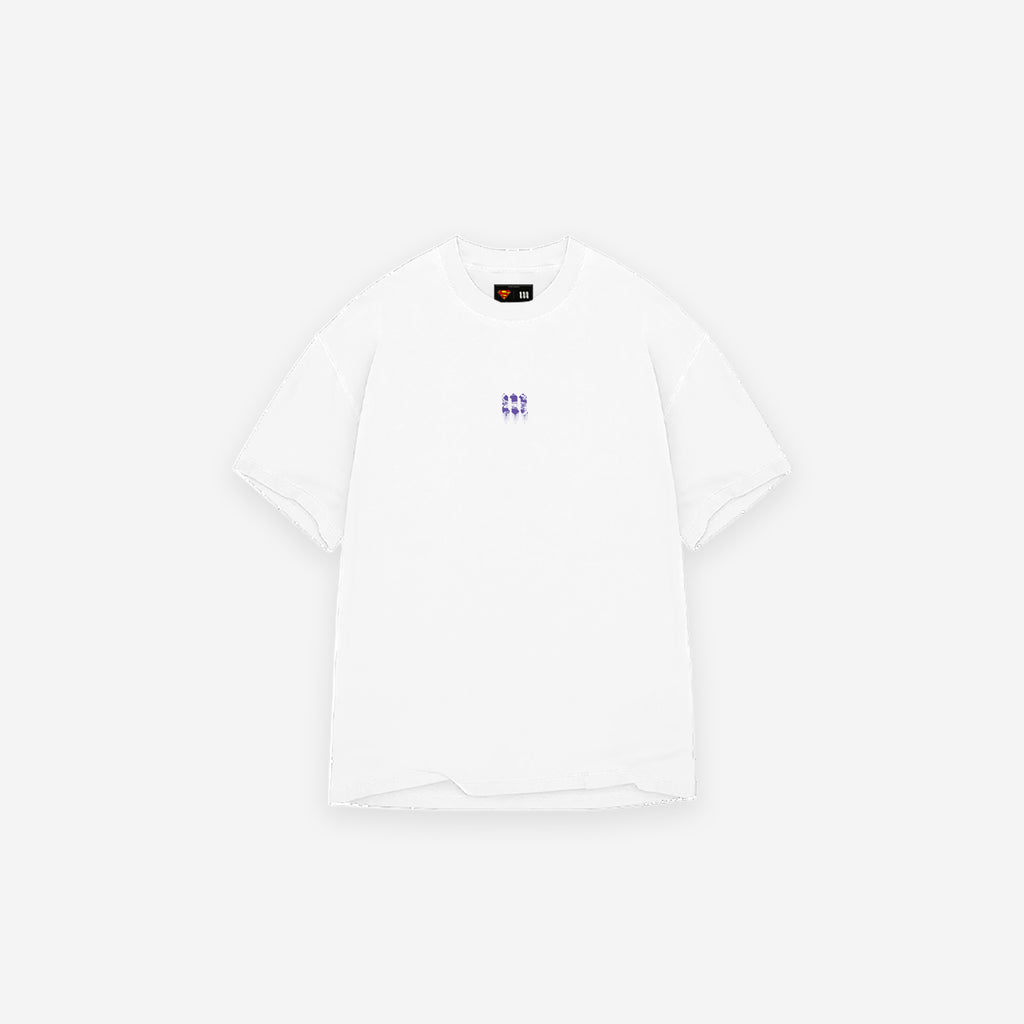 Camiseta <strong>Oversized Heavy </strong>Mith X Superman Paint Logo Off White
