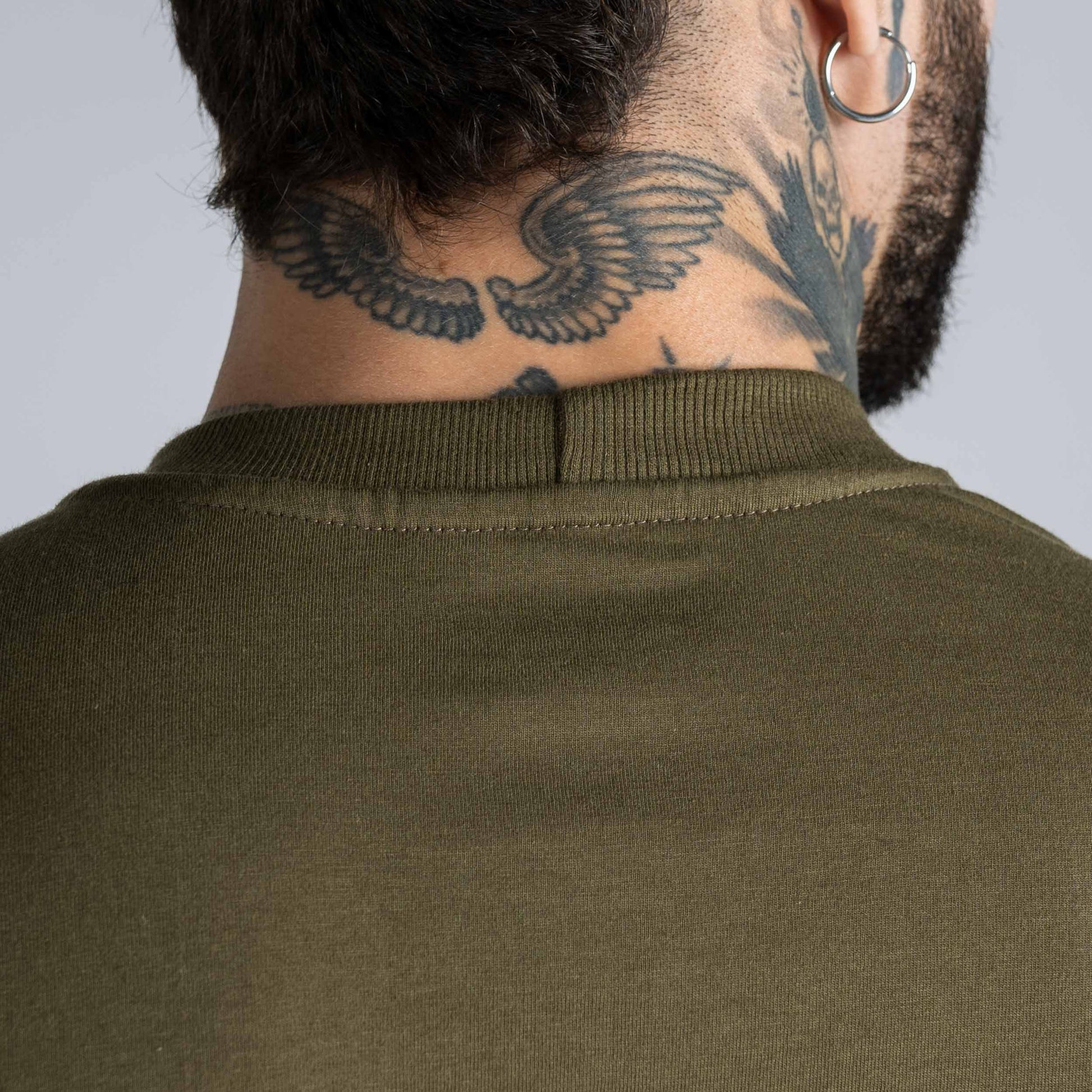Camiseta Oversized Mith Nation Adornment Verde