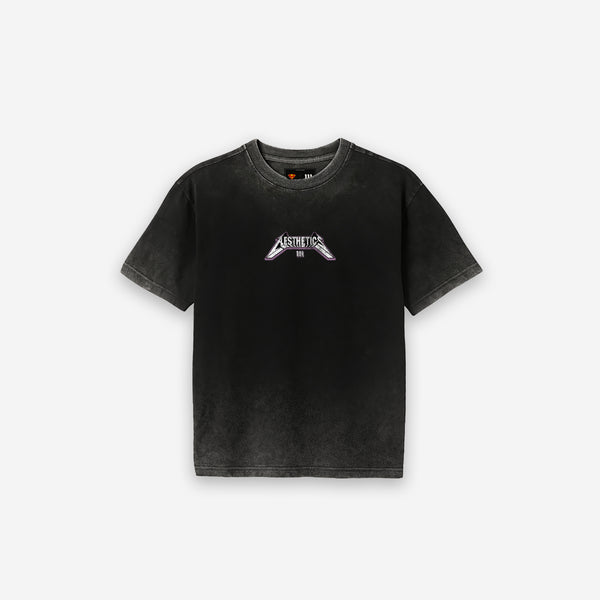 Camiseta <strong>Oversized Estonada Premium</strong> Mith X Superman Metalica Preto