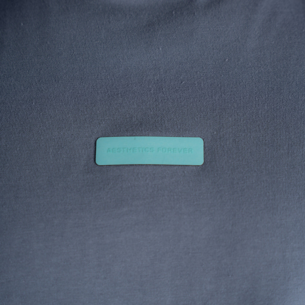 Camiseta Oversized Hazy Mith Aesthetics Cinza