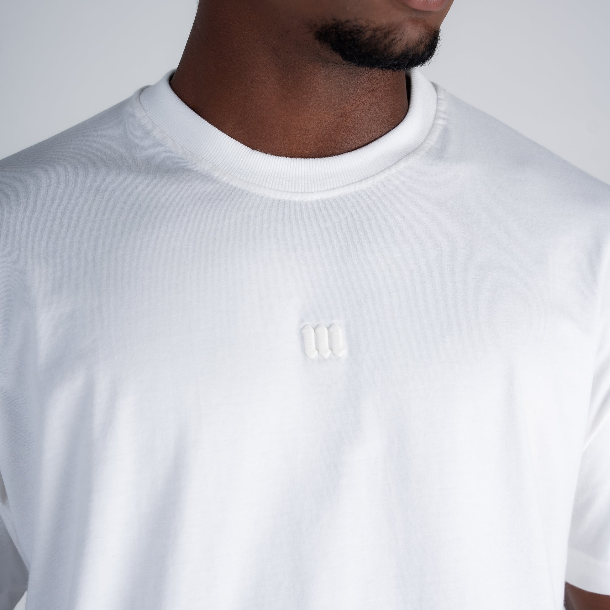 Camiseta Oversized Mith Nation Relief Off White