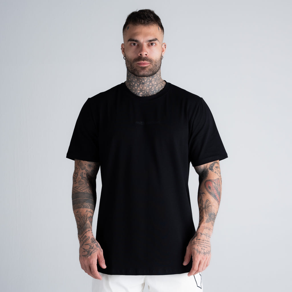 Camiseta Mith Nation Logo Preto