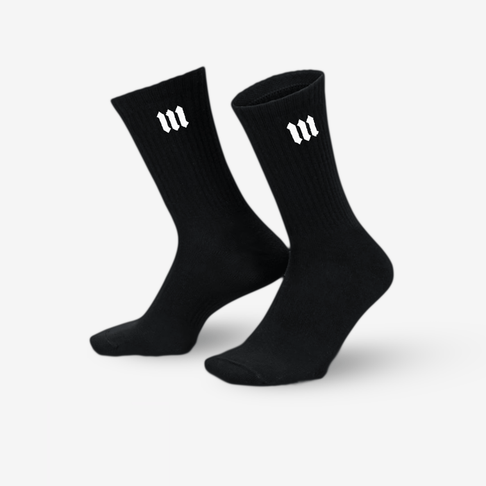 Meia Cano Alto Essential Mith Preto