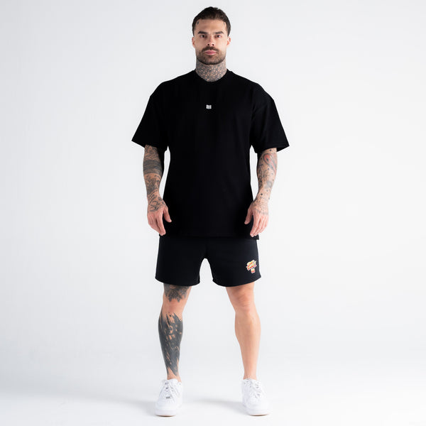 Camiseta Oversized Street Fighter Balrog Preto